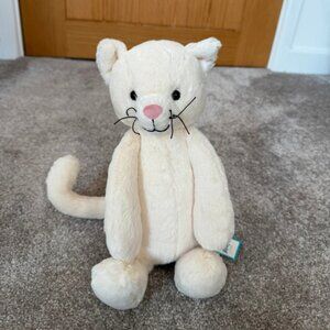 Medium Bashful Cream Kitten Jellycat Retired